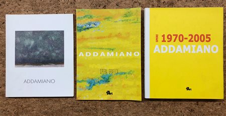 NATALE ADDAMIANO - Lotto unico di 3 cataloghi
