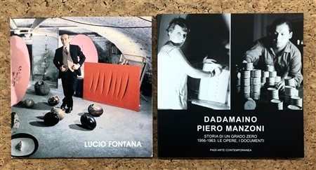 FONTANA E DADAMAINO - MANZONI - Lotto unico di 2 cataloghi