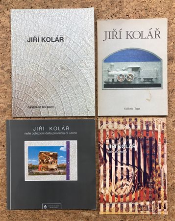 JIRI KOLAR - Lotto unico di 4 cataloghi
