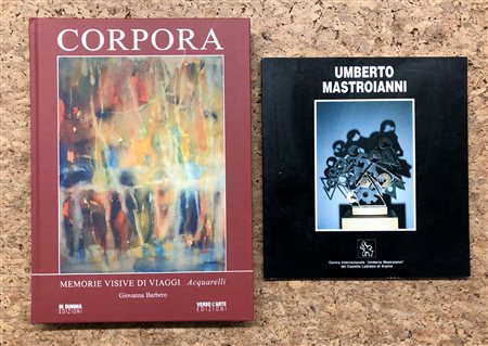 ANTONIO CORPORA E UMBERTO MASTROIANNI - Lotto unico di 2 cataloghi