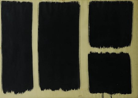 FRANCO BEMPORAD 1926 - 1989 Senza titolo, 1960 Tempera su carta, cm. 70 x 98...