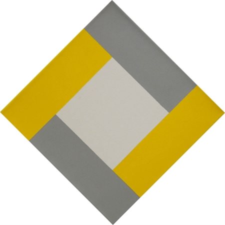 WINFRED GAUL 1928 - 2003 " A36 ", 1972 Olio su tela, cm. 50 x 50 Firmato e...