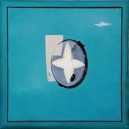 GIANNI DESSI 1955 Senza titolo, 2000 Tecnica mista e collage su tela, cm. 92...