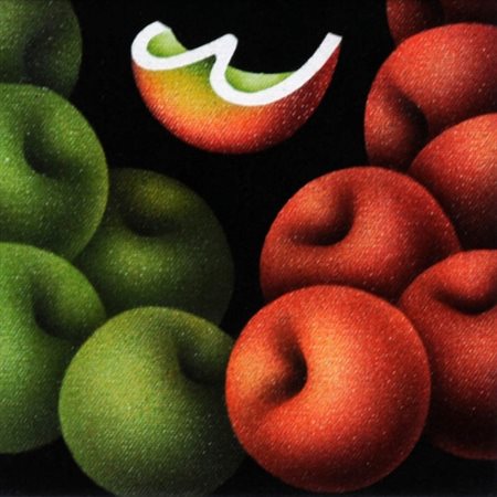 VANNI VIVIANI 1937 - 2002 " Il messaggero ", 1999 Olio su tela, cm. 20 x 20...