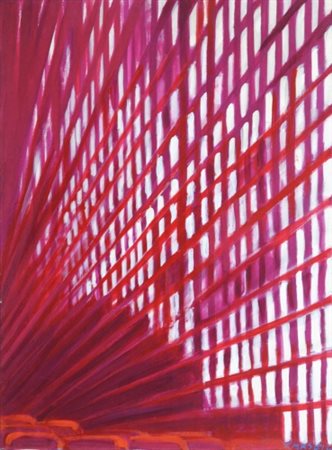 TITINA MASELLI 1924 - 2005 " New York ", 1985 Olio su tela, cm. 81 x 60...