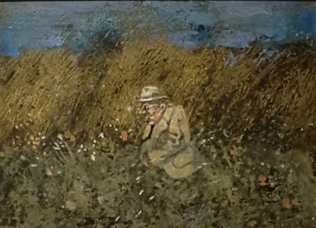 Giuseppe Banchieri, Figura nel paesaggio, 1978