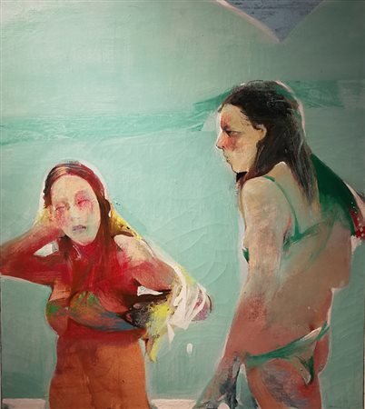 Giuseppe Martinelli, Giornata al mare, 1974