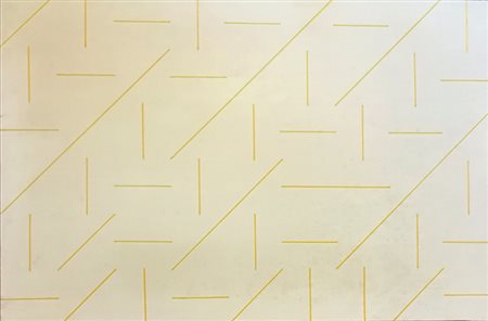 Fernando Portunato, Codice programmato lineare campo giallo - positivo, 1976