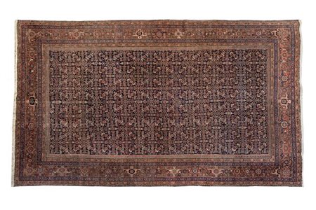 Tappeto Mahal, Persia, inizio secolo XX.
Decoro con motivo Herati policromo su