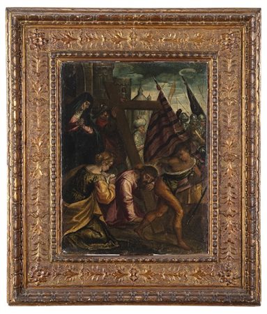 Giovanni Battista Maganza (attr.)

Cristo portacroce sulla via del Calvario
Olio