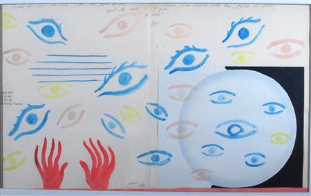 GUIDI VIRGILIO, "O vasti cieli chiusi...", 1974