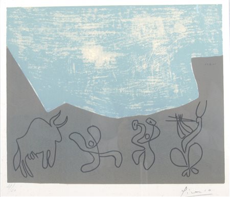 PICASSO PABLO, "Senza titolo", 1959