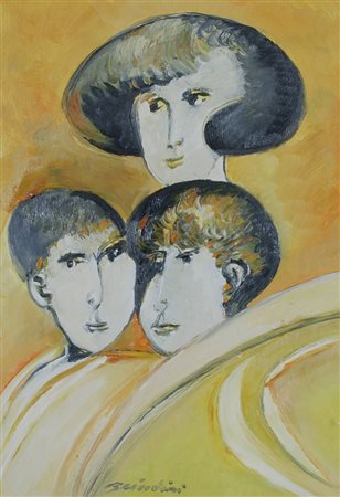 BRINDISI REMO, "Tre figure", 1995