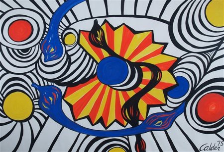 CALDER ALEXANDER, "Senza titolo", 1975