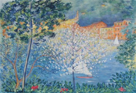 CASCELLA MICHELE, "Portofino", 1980