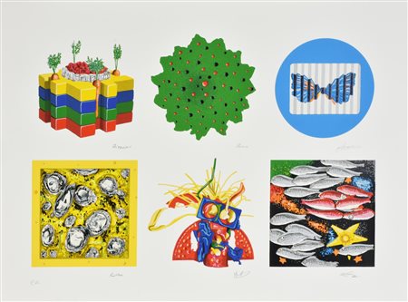 Cracking Art Group SENZA TITOLO serigrafia materica su carta, cm 55,5x76 es....