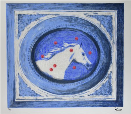 Kicco AMA LA NATURA serigrafia su pvc neutro, cm 70x90 es. 85 su 125 firma...