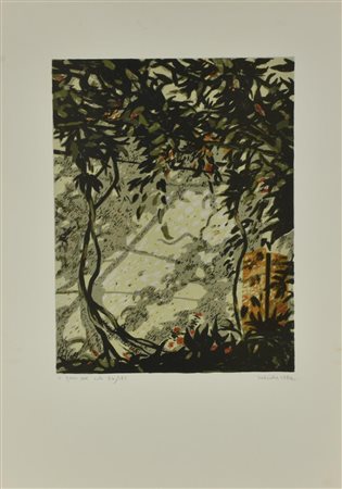 Antonio Saliola I PASSI DEL SOLE litografia su carta, cm 70x50 es. 94 su 125...