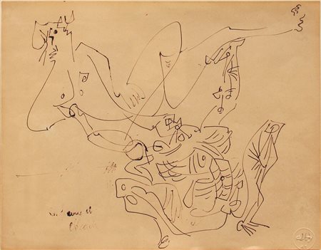 MASSON  Andrè, Le femme et l'écorché