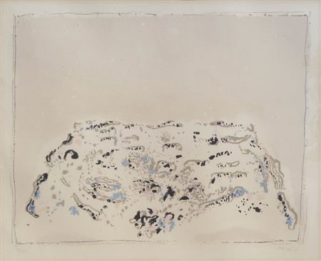 Zoran Music Paesaggio dalmata;Litografia a col., 46 x 56,5 cm Firma e...