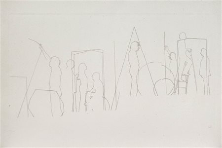 Mario Ceroli Geomanzia, 1972;Studio sulla terra e classificazione secondo le...