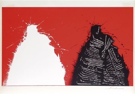 Emilio Scanavino Senza titolo;Litografia a col., 68,7 x 49,4 cm Firma e...