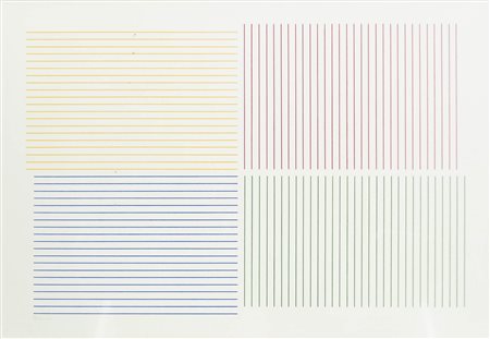 Paolo Masi (Florenz/Firenze 1933) Senza titolo;Litografia a col. su carta,...