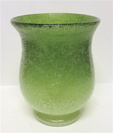 Seguso Vetri d'Arte zugeschrieben/attribuito Vaso, Anni ‘40;in vetro pulegoso...