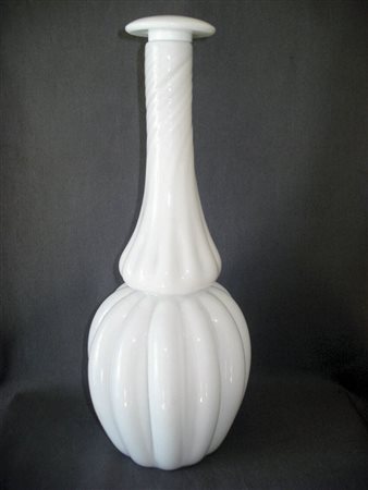 Mario Ticco' Bottiglia della serie "Omaggio a Morandi";Vetro, h. 34 cm,...