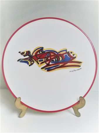 Umberto Mastroianni (Fontana Liri 1910 – Marino 1998) "Rullo";scultura in...