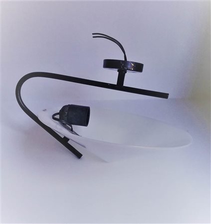 Stilux Milano Rara plafoniera o applique, Anni ‘60/’70;in metallo e perspex,...