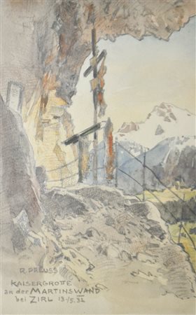 Rudolf Preuss (Wien/Vienna 1879 – Innsbruck 1961) Grotta dell’imperatore...
