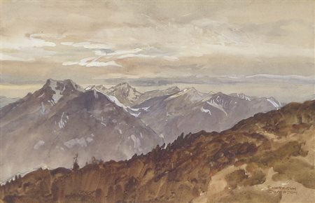 Edward Harrison Compton (Feldafing am Starnberger See 1881 – 1960) Paesaggio...