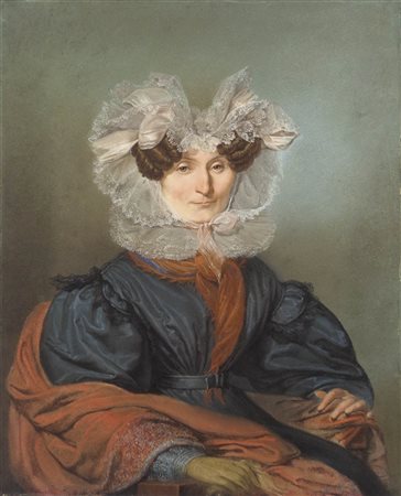 Künstler um 1840/Artista ca 1840 Ritratto di una signora dell’epoca...