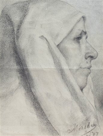 Josef Moroder Lusenberg (St. Ulrich in Gröden/Ortisei 1846 – 1939) Ritratto...