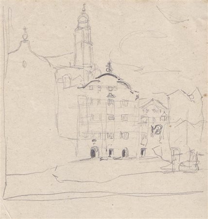 Artur Nikodem (Trient/Trento 1870 – Innsbruck 1940) Hall in Tirolo, 1910/20...