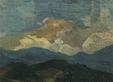 Artur Nikodem (Trient/Trento 1870 – Innsbruck 1940) Nuvole sopra Innsbruck,...