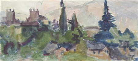 Hans Josef Weber-Tyrol (Schwaz 1874 – Meran/Merano 1957) Castel Lodrone ad...