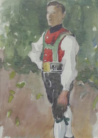 Hans Josef Weber-Tyrol (Schwaz 1874 – Meran/Merano 1957) Contadino...
