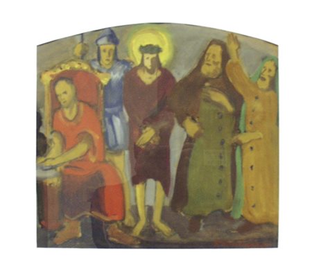 Franz Walchegger (Lienz, Osttirol 1913 – Klagenfurt 1965) Cristo davanti a...