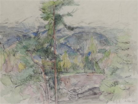 Emanuel Fohn (Klagenfurt 1881 – Bozen/Bolzano 1966) Laghetto di Fiè,...