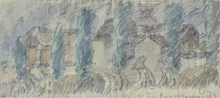 Josef Mahlknecht (Bozen/Bolzano 1886 – Meran/Merano 1953) Campo Tures;Matita,...