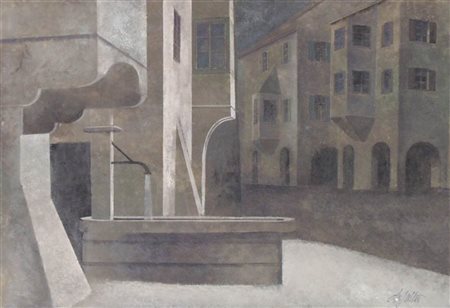 Oswald Haller (Hall in Tirol 1908 – Innsbruck 1989) Città vecchia in...