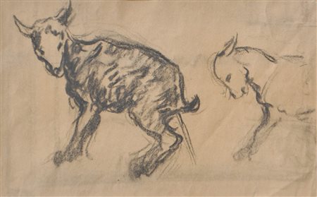 Andreas Einberger (Kamsach, Tirol 1878 – Telfs 1952) Caprioletto;Legno...