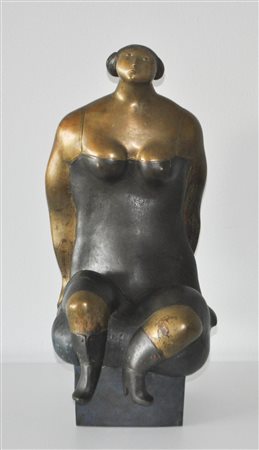 Guido Anton Muss (Brixen/Bressanone 1941 – Bozen/Bolzano 2003) Donna seduta,...