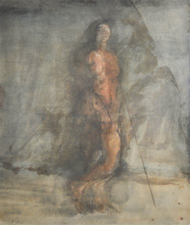 August Stimpfl (Imst, Tirol/Tirolo 1924 – 2010) Ragazza pastora,...