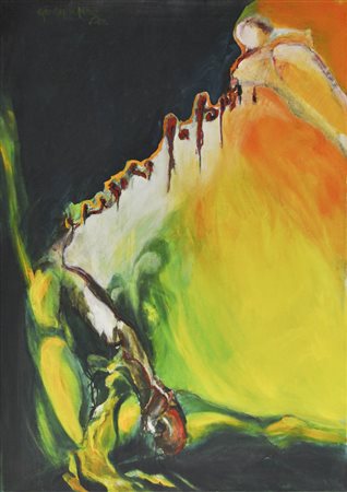 Thomas Payer (* Feldkirch 1940) Cherchez la femme, 1992; Acrilico su tela, 89...