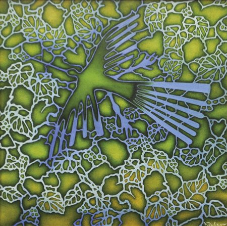 Karl Käfer (* Salzburg/Salisburgo 1947) Nazca – terreno incantato; Acrilico...