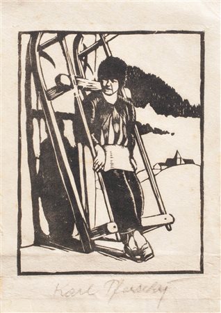 Karl Pferschy (Deutschlandsberg 1888 – Bozen/Bolzano 1930) Contadino con...