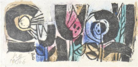 Heiner Gschwendt (Bozen/Bolzano 1914 – Klausen/Chiusa 2011) Giardino fiorito,...